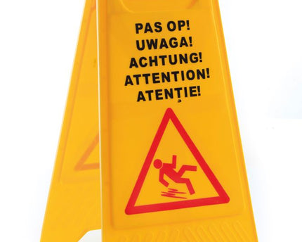 Schild Rutschgefahr, HENDI, 300x460x(H)615mm