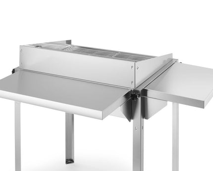 Seitliche Arbeitsplatte für Grillsystem Green Fire, HENDI, 480x298x(H)160mm