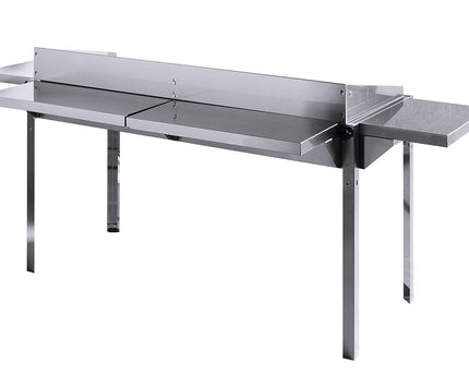 Hintere Arbeitsplatte für Grillsystem Green Fire, HENDI, Arbeitsplatte hinten, 650x298x(H)160mm