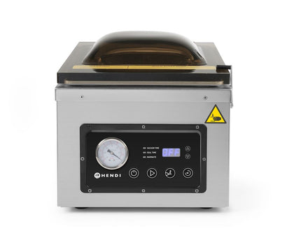 Vakuumkammer-Verpackungsmaschine Profi Line 300, HENDI, Profi Line, Dichtungsband: 300 mm, 230V/950W, 367x425x(H)364mm