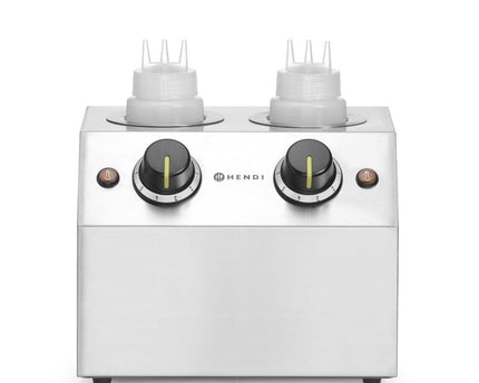 Saucenwärmer doppelt, HENDI, 1,3L, 220-240V/400W, 270x223x(H)282mm