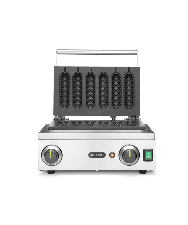 Waffeleisen 'Corn Dog', HENDI, 230V/1550W, 390x378x(H)229mm