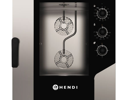 Konvektionsdampfgarer CONTROL 7x GN1/1, HENDI, 400V/10400W, 730x855x(H)850mm