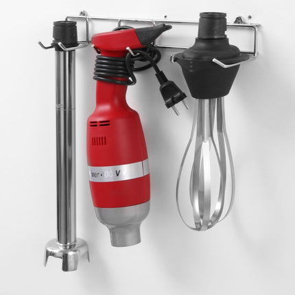Stabmixer Profi Line 400 - Geschwindigkeit regelbar, Set inkl. Ablagegestell, HENDI, Profi Line, 230V/400W, ⌀100x(H)765mm