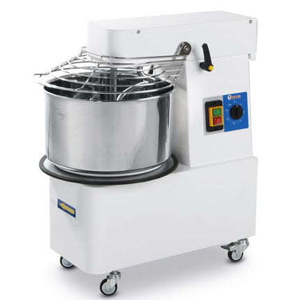 Spiralmischer mit steigendem Kopf und herausnehmbarer Schüssel., HENDI, 88 kg/h, 32L, 230V/1100W, 431x740x(H)804mm