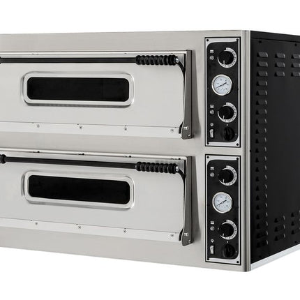 Pizzaofen BASIC XXL 66, HENDI, 2 Kammern, 400V/18000W, 1365x968x(H)745mm