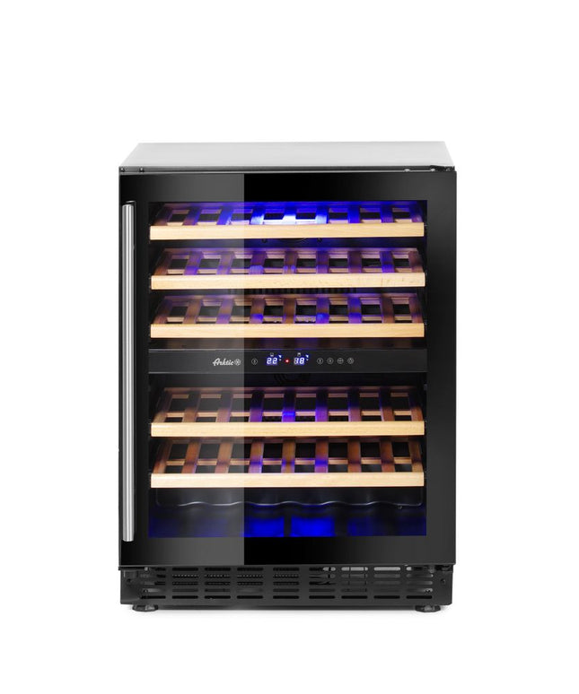 Weinkühlschrank, 2 Zonen, 46 Flaschen, Arktic, 133L, 220-240V/90W, 595x646x(H)830mm