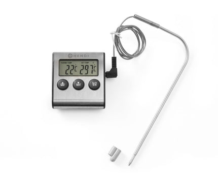 Bratenthermometer mit Timer, HENDI, 65x70x(H)17mm