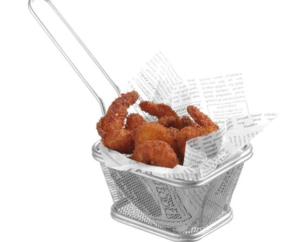 Miniatur-Frittierkörbe stapelbar, HENDI, 105x90x(H)60mm