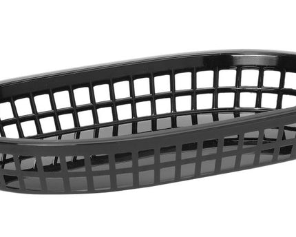 Servierkörbe im Fastfood-Stil, HENDI, Schwarz, 6 Stk., 275x175x(H)38mm