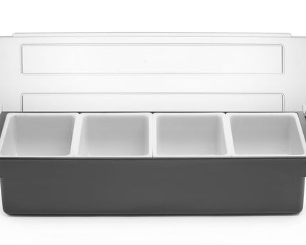 Zutatenbox – 4 Behälter, BarUp, 480x150x(H)100mm