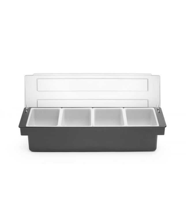 Zutatenbox – 4 Behälter, BarUp, 480x150x(H)100mm