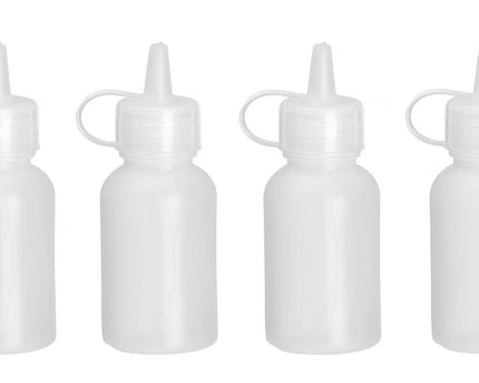 Mini-Saucenspender – 4er-Set, HENDI, 0,05L, Transparent, ⌀35x(H)100mm