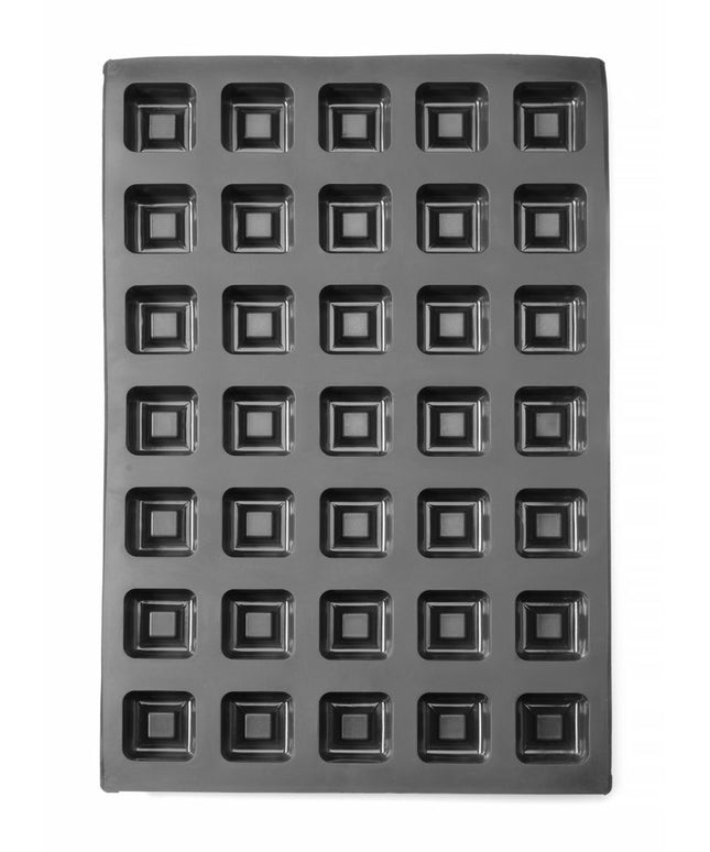Silikonform QUADRAT, 570x375x(H)25mm, Quadratisch