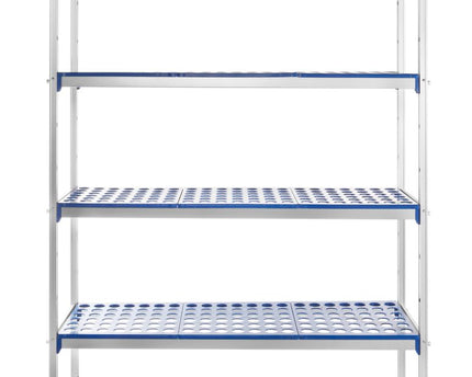 Aluminium-Aufbewahrungsregal , HENDI, 1280x405x(H)1685mm