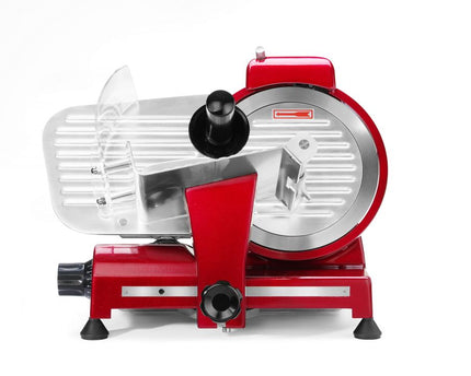 Aufschnittmaschine Profi Line 220 rote Sonderedition, HENDI, Profi Line, 230V/280W, 506x435x(H)347mm