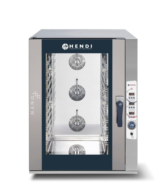 Kombidämpfer Digital NANO 12x GN 1/1, HENDI, 12x GN1/1, 400V/16100W, 920x834x(H)1195mm