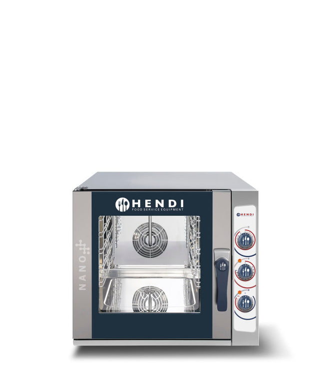Kombidämpfer Manuell NANO Gastronorm 5x GN 2/3, HENDI, 5x GN2/3, 400V/5400W, 700x714x(H)628mm