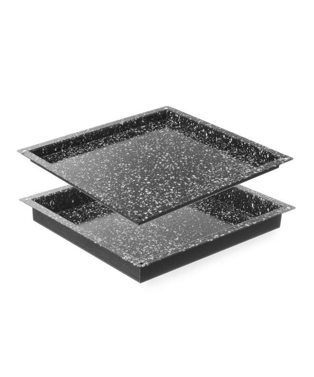 Gastronorm Behälter emailliert GN 2/3, HENDI, GN 2/3, 345x325x(H)40mm